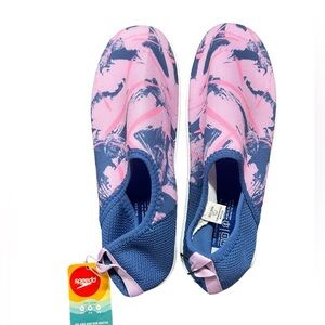 SPEEDO girls Size L 4/5 SURFWALKER SPLASH AND SUN BOOTIE beach water shoes NWT